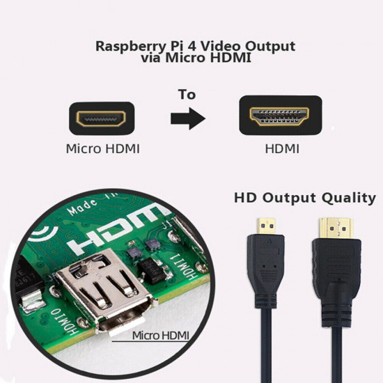 Câble Micro HDMI vers HDMI 1.5M